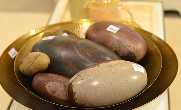 Lingams- rare Studio A Home pieces; all for sale in the showroom only  https://www.studioa-home.com